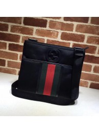 Imitation Gucci Canvas Messenger Bag 181067 black HY22493Tm92
