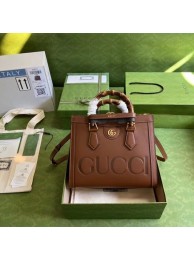 Imitation Gucci Diana small tote bag A660195 Brown HY6675EY79