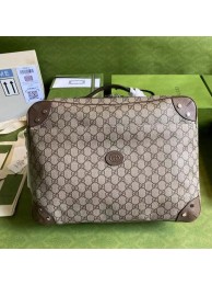 Imitation Gucci GG briefcase 658543 brown HY24318Tm92