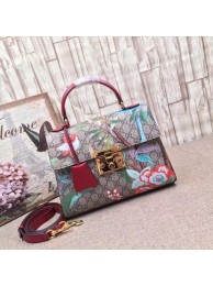 Imitation Gucci GG canvas top quality tote bag 453188 red HY16788Ug88