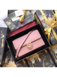 Imitation Gucci GG Marmont cross-body bag 510314 pink HY4957Dl40