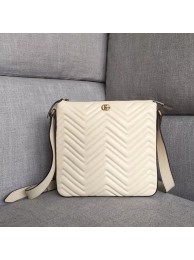 Imitation Gucci GG Marmont messenger bag 523369 white HY9477SU58