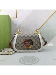 Imitation Gucci GG Supreme canvas Blondie mini bag 698643 White HY7355Nj42