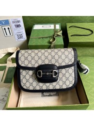 Imitation Gucci Horsebit 1955 shoulder bag 602204 Blue HY11290zn33