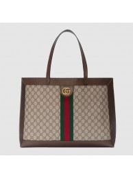 Imitation Gucci Ophidia GG tote with Three Little Pigs 547947 brown HY22833AI36