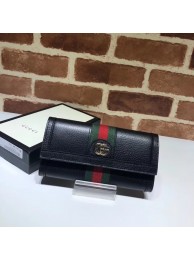 Imitation Gucci Ophidia leather wallet 523153 black HY23380Za30