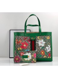 Imitation Gucci Ophidia series GG flower medium shopping bag 547947 green HY18955zn33
