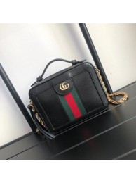 Imitation Gucci Ophidia series GG Mini Shoulder Bag 602576 black HY7720Nj42