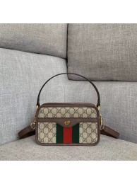 Imitation Gucci Ophidia small GG tote bag 598130 brown HY5269Fo38