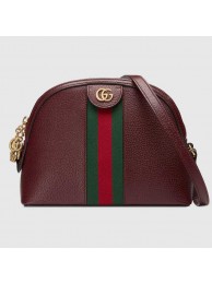 Imitation Gucci Ophidia Small Shoulder Bag 499621 Burgundy HY23830EY79