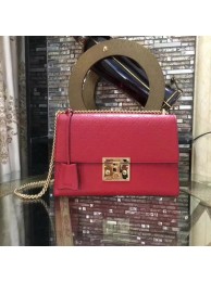 Imitation Gucci Padlock Series Gucci Signature Shoulder Bag 409486 Red HY14140SU34