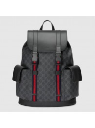 Imitation Gucci Soft GG Supreme backpack 495563 black HY15734SU87