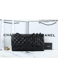 Imitation High Quality Chanel Classic Flap Bag Sheepskin Leather A1113 Black HY20133HH94