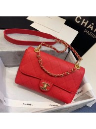 Imitation High Quality Chanel Original Soft Leather Small flap bag AS1459 red HY7468Bo39