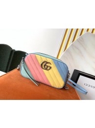 Imitation High Quality Gucci GG Marmont Matelasse Shoulder Bag 447632 Multicolored HY10278HH94