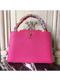 Imitation High Quality Louis Vuitton Elegant Capucines Bags MM M41813 Rose HY9913HH94