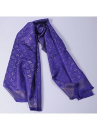 Imitation High Quality Louis Vuitton Scarves Cotton WJLV092 Dark Blue&Gold HY1263Bo39