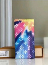 Imitation Louis Vuitton BRAZZA WALLET M80801 blue HY10054ye39