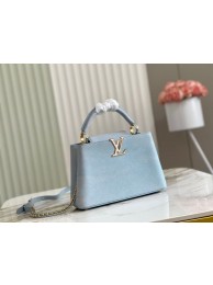 Imitation Louis Vuitton CAPUCINES BB M48865 light blue HY12408Ug88