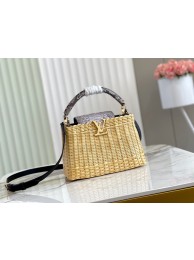 Imitation Louis Vuitton CAPUCINES BB M55011 gray HY4784SU87