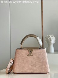 Imitation Louis Vuitton CAPUCINES BB M59266 light pink HY11913Xr29