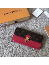 Imitation Louis Vuitton CHERRYWOOD WALLET M61719 fuchsia HY21568uq94