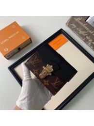 Imitation Louis Vuitton CHERRYWOOD Wallet M64449 black HY8890KV93