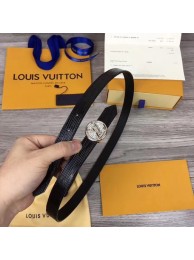 Imitation Louis Vuitton CIRCLE 20MM REVERSIBLE BELT M0053UB black HY23723Ug88