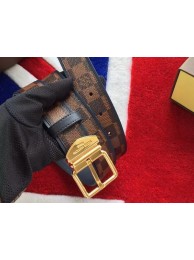 Imitation Louis Vuitton Damier Ebene Canvas Belt LV2278 HY11908Tm92