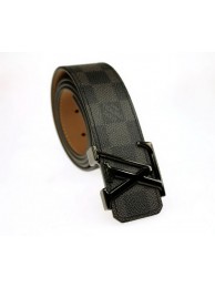 Imitation Louis Vuitton Damier Graphite Canvas Belt LV2067 Black HY17872SU58
