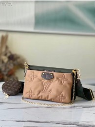 Imitation Louis Vuitton MAXI MULTI POCHETTE ACCESSOIRES M58977 Khaki Green HY10690EY79