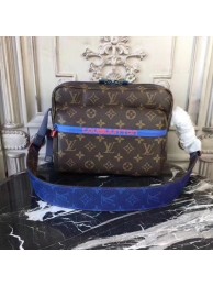 Imitation Louis Vuitton Monogram Canvas MESSNGER Bag 43845 Brown HY26278Ug88