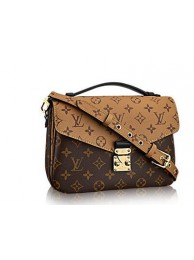 Imitation Louis Vuitton Monogram Canvas Pochette Metis Bag 40780 Camel HY1130QN34