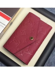 Imitation Louis Vuitton Monogram Empreinte COMPACT CURIEUSE WALLET M60568 Purple HY23237Oz49