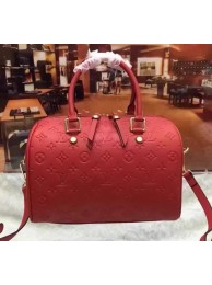 Imitation Louis Vuitton Monogram Empreinte Speedy 30 Bag M40762 Red HY22468AI36