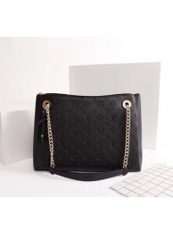 Imitation Louis Vuitton Monogram Empreinte SURENE MM M43758 black HY19222Oz49
