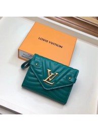 Imitation LOUIS VUITTON NEW WAVE COMPACT WALLET M63427 green HY14759Fo38