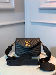 Imitation LOUIS VUITTON NEW WAVE Shoulder Bag M56466 black HY16099SU87