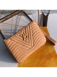 Imitation Louis Vuitton NEW WAVE Zipper Clutch bag M67500 Noisette HY4539Fo38