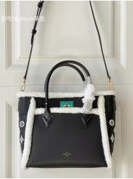 Imitation Louis Vuitton ON MY SIDE MM M58908 Black HY11162Dl40
