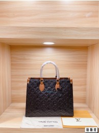 Imitation Louis Vuitton ONTHEGO Monogram Cameo MM M59248 Black HY12078uq94