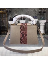 Imitation Louis vuitton original CAPUCINES N94220 grey HY15489Fo38