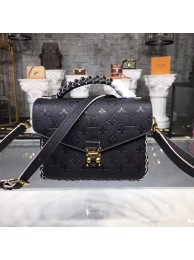 Imitation Louis vuitton original mongram empreinte POCHETTE METIS M43942 Noir HY11543Tm92