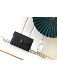 Imitation Louis Vuitton Original MYLOCKME Chain Bag M63471 black HY21225Nj42