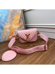 Imitation Louis Vuitton Original NEW WAVE MULTI-POCHETTE M56461 Rose Ballerine HY5086sJ18