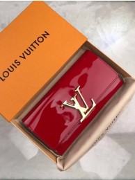 Imitation Louis Vuitton Patent Calf Leather LOUISE WALLET M64550 Red HY14233Ug88