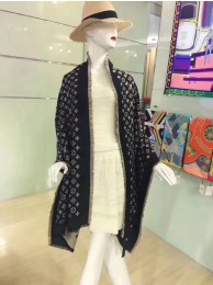 Imitation Louis Vuitton Scarf LV2845 Black HY12683RC38