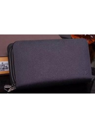 Imitation Louis Vuitton Taiga Leather Zippy Insolite Wallet M62012 Black HY2911VO34