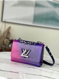 Imitation Louis Vuitton TWIST MM M59894 Gradient Blue HY7208RC38