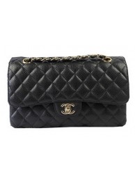 Imitation Top Chanel 2.55 Series Bags Black Cannage Pattern Leather CFA1112 Gold HY2232tr16